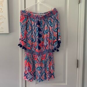 Lilly Pulitzer Joelle‎ Dress Solar Opposite dress off the shoulders multicolored